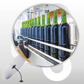 Binnenspiegel acryl 60 cm, incl. beugel