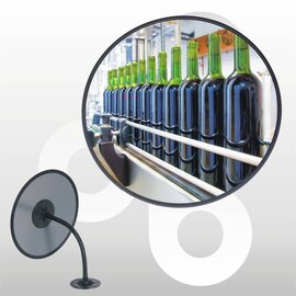 Binnenspiegel polycarbonaat 40 cm, incl. beugel