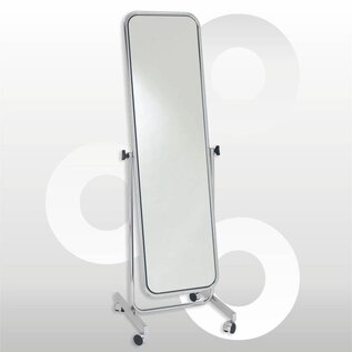 Verrijdbare spiegel in chroom