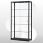 Vitrine 100x40x200 geanodiseerd Zwart haaks profiel
