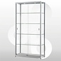 Vitrine 100x40x200 geanodiseerd aluminium haaks profiel