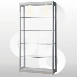 Vitrinekast Stofdicht 100x40x200 met verlichting