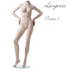 Mannequin Lingerie naturel Positie 3