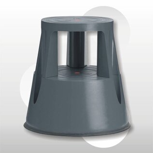 Twinco opstapkruk 43 cm GRIJS