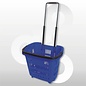Verrijdbare winkelmand 34L  BLAUW