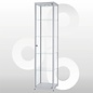 Vitrine 50x50x200 geanodiseerd aluminium haaks profiel
