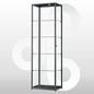 Vitrine 60x40x200 geanodiseerd Zwart haaks profiel
