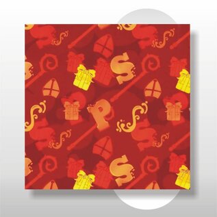 Sinterklaas papier 50 cm breed 100 mtr op rol