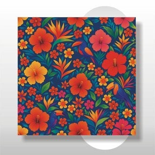 Geschenkpapier toekan 50 cm 200 mtr