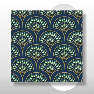 Geschenkpapier jugendstil 50 cm 200 mtr