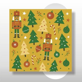 Kerst papier 30 cm breed 100 mtr rol