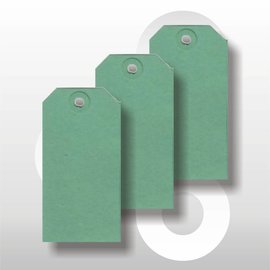 Ecolabel 55 x 110 mm GROEN 1000 stuks