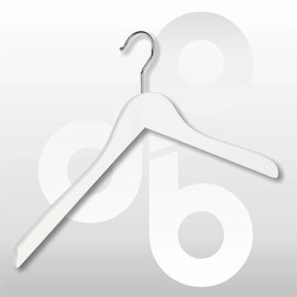 Blouse/shirt hanger wit gelakt 44 cm