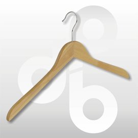 Blouse / shirt houten hanger vlak 44 cm