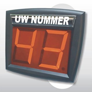 Volgnummersysteem Led-nummer display
