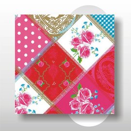 Romantisch Cadeaupapier 50 cm Roze 200 mtr