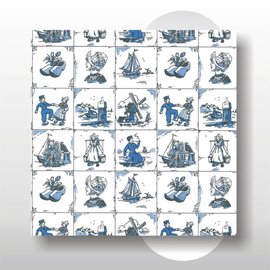 Hollands glorie Cadeaupapier 50 cm breed 200 mtr