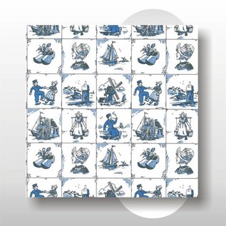 Hollands glorie Cadeaupapier 30 cm breed 200 mtr