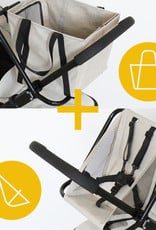 Just Sit & Shop boodschappenmand en kinderzitje voor op kinderwagen