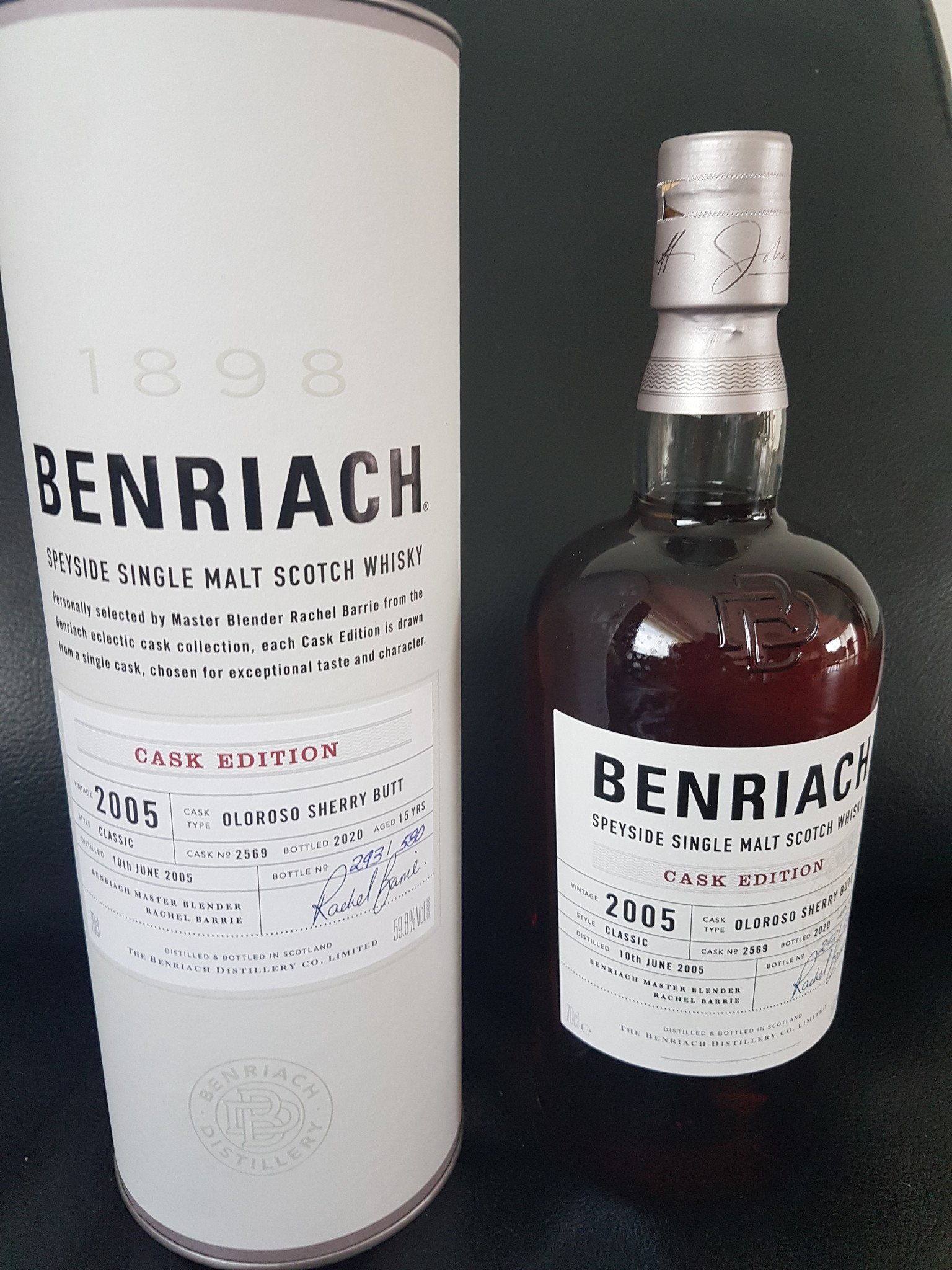 Original Distillery Bottling Benriach 15Y 2005-2020 cask edition oloroso sherry butt 59.8%