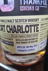 REST & BE THANKFUL PORT CHARLOTTE 12Y 2002-2015 63.8%  CASK 2002000325 R&BE THANKFULL