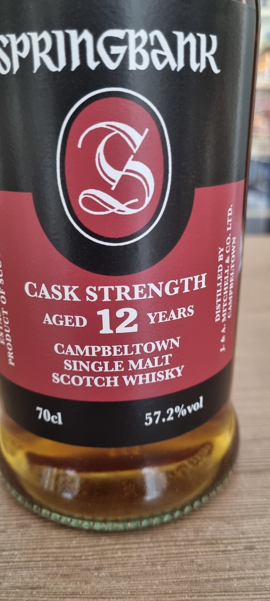 ORIGINAL DISTILLERY BOTLING SPRINGBANK 12Y BATCH 25 57.2% OB