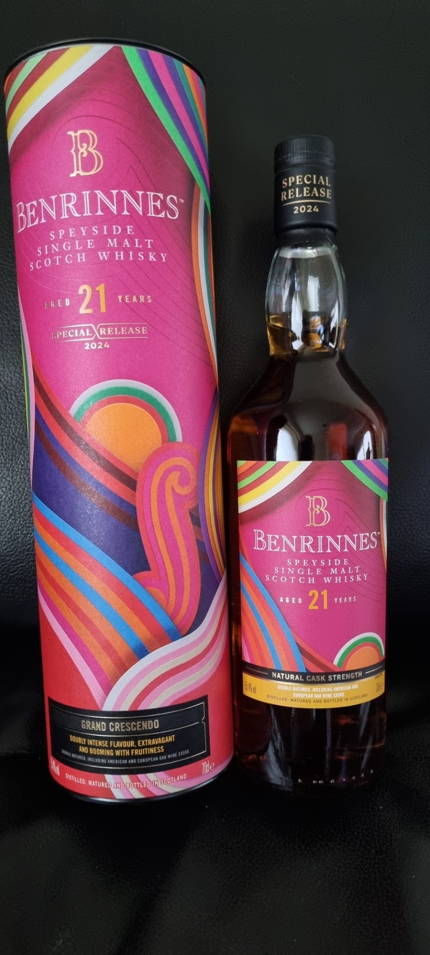 ORIGINAL DISTILLERY BOTLING BENRINNES 21Y 55.4% DIAGEO SPECIAL RELEASE 2024 GRAN CRESENDO