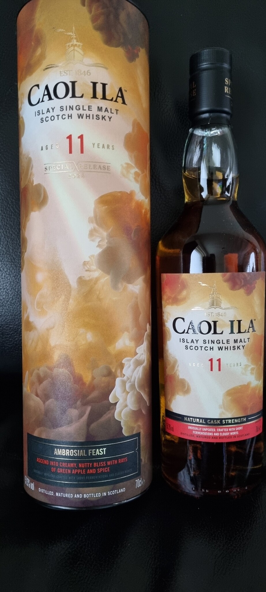 ORIGINAL DISTILLERY BOTLING CAOL ILA 11Y ANMBROSIAL FEAST 57.3%  DIAGEO SPECIAL RELEASE 2024 (UNPEATED)