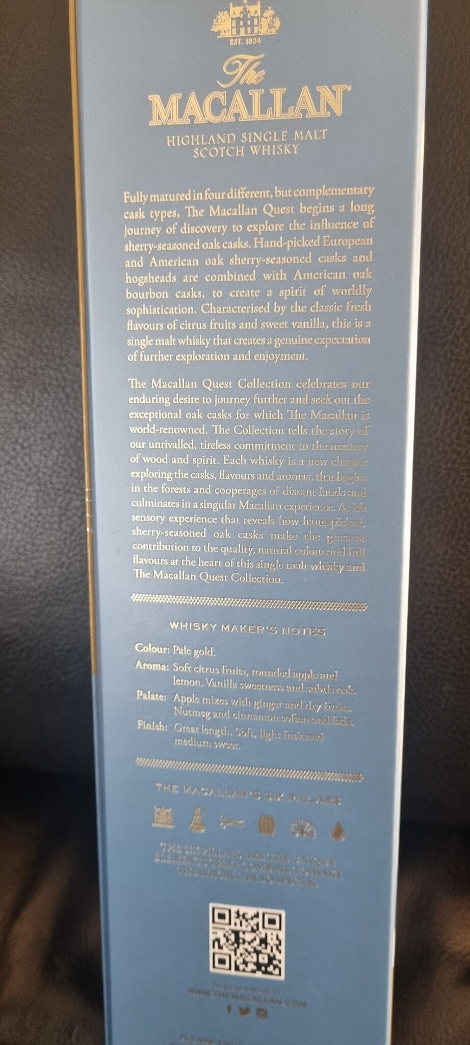 ORIGINAL DISTILLERY BOTLING MACALLAN QUEST 40%  EXCLUSIVE TO TRAVELLERS OB