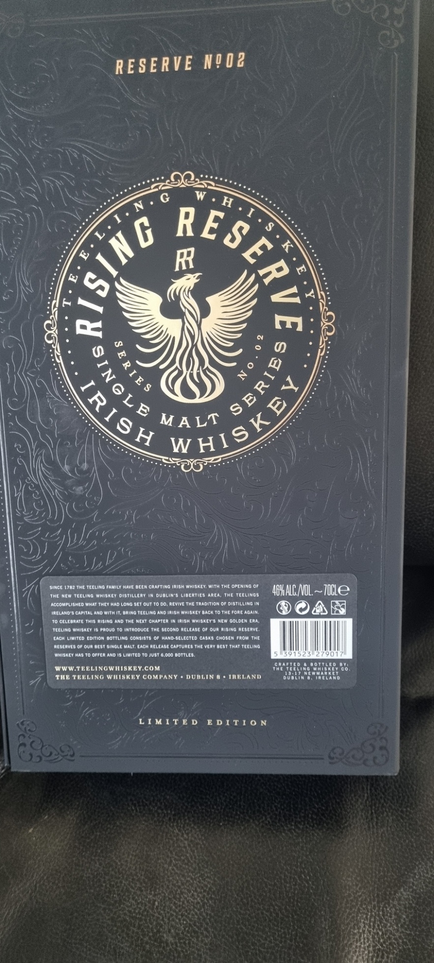 ORIGINAL DISTILLERY BOTLING TEELING 21Y RISING RESERVE N°2  MARSALA CASK LIMITED EDITION 46%