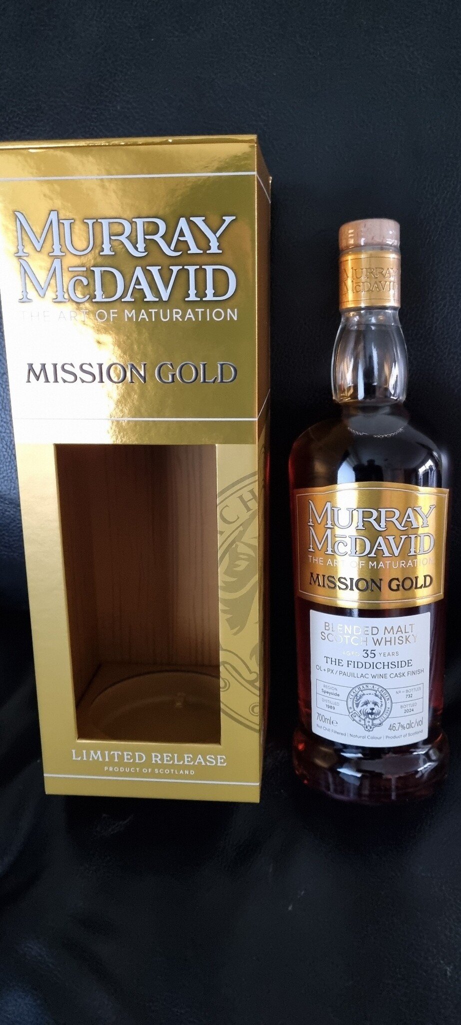 MURRAY MC DAVID THE FIDDICHSIDE 35Y  1989-2024 46.7% MURRAY MCDAVID BLENDED MALT