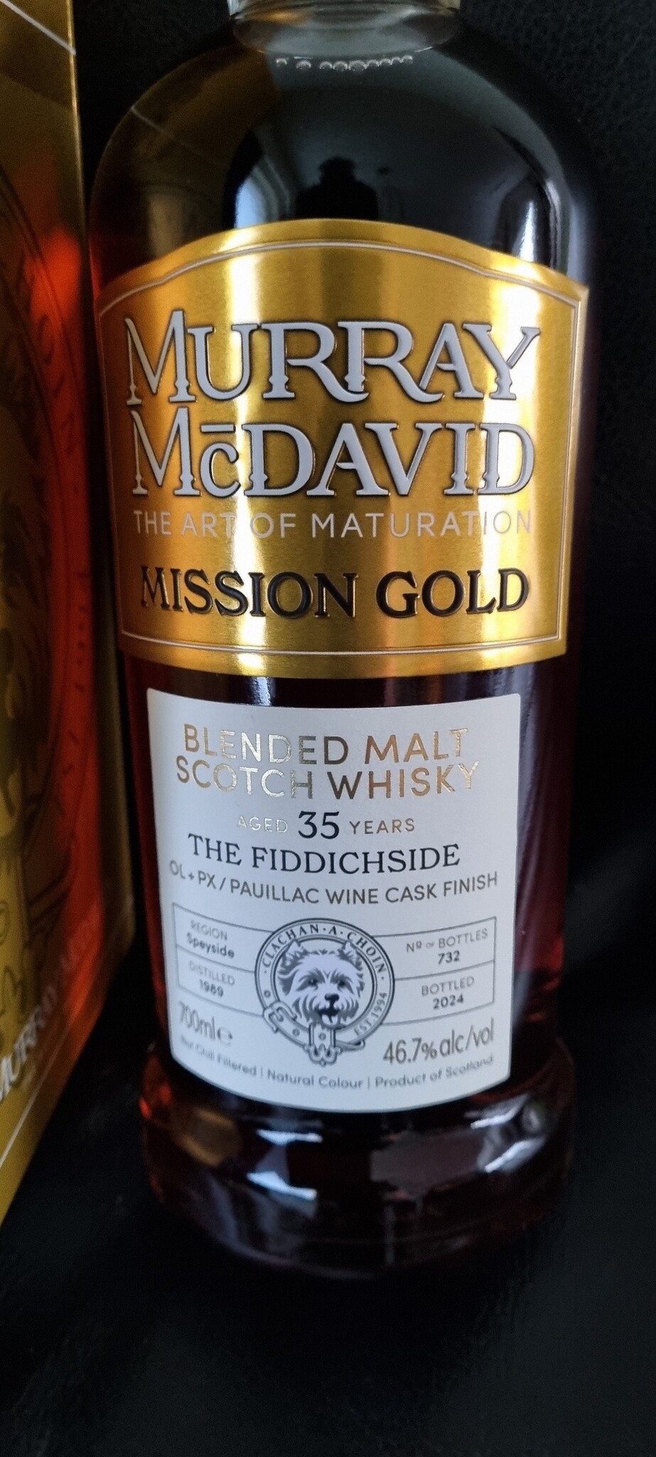 MURRAY MC DAVID THE FIDDICHSIDE 35Y  1989-2024 46.7% MURRAY MCDAVID BLENDED MALT