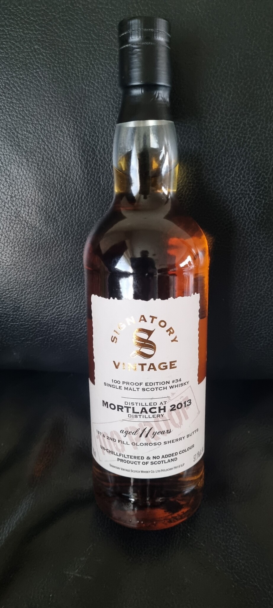 Signatory MORTLACH 11Y 2013-2024 57.1% 100 PROOF EDITION SIGNATORY VINTAGE