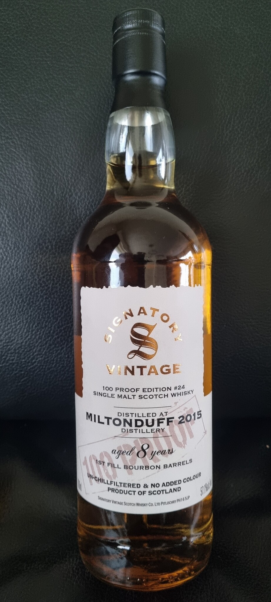 Signatory MILTONDUFF 8Y 2015-2024 57.1% 100PROOF EDITION SIGNATORY VINTAGE