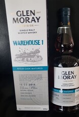 ORIGINAL DISTILLERY BOTLING GLEN MORAY 8Y 2015-2023 RIOJA CASK MATURED 59.8% WAREHOUSE 1 OB