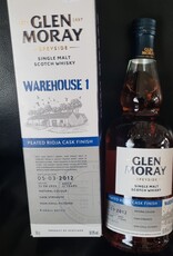 ORIGINAL DISTILLERY BOTLING GLEN MORAY PEATED RIOJA CASK 11Y 2012-2023 58.8% WAREHOUSE 1 OB