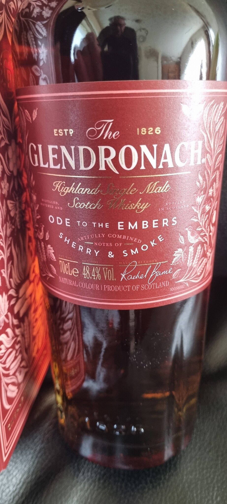 ORIGINAL DISTILLERY BOTLING GLENDRONACH ODE EMBERS  SHERRY & SMOKE 48.4% OB