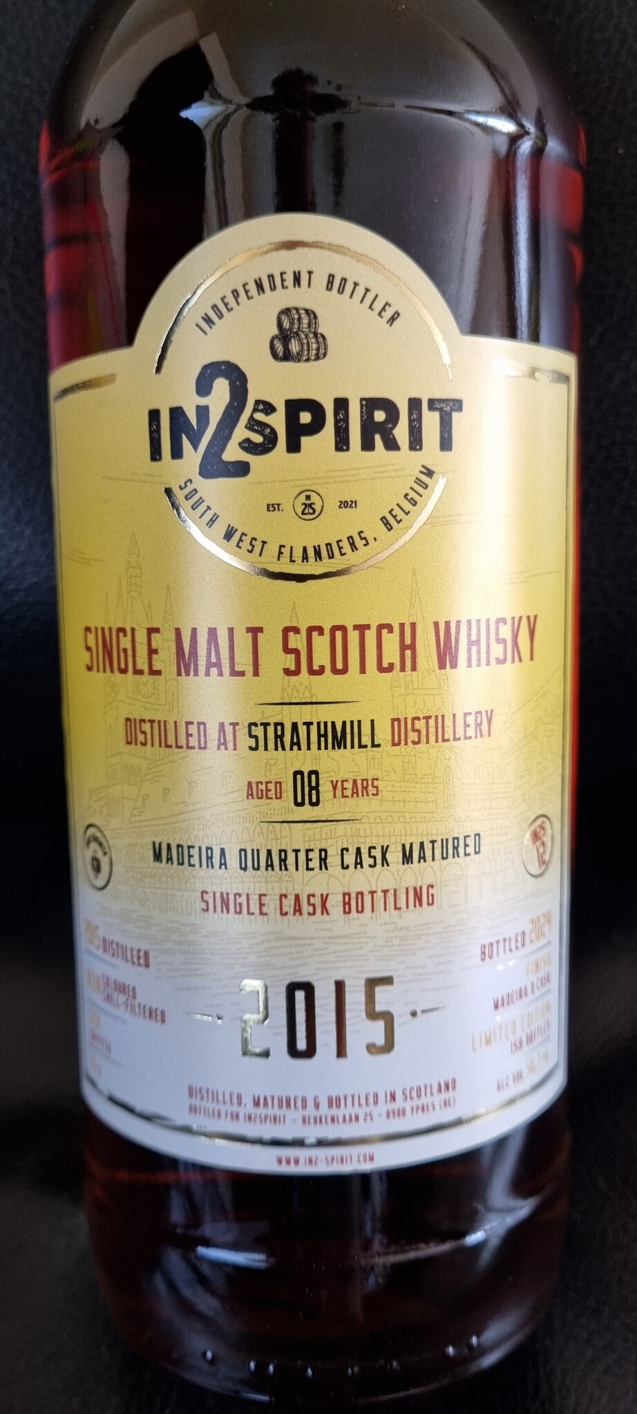 IN2SPIRIT STRATHMILL 8Y 2015-2024 56.7% MADEIRA QC FINISH IN2SPIRIT