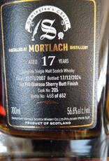 Signatory MORTLACH 17Y 2007-2024 56.6%  SIGNATORY CASKSTRENGHT COLLECTION