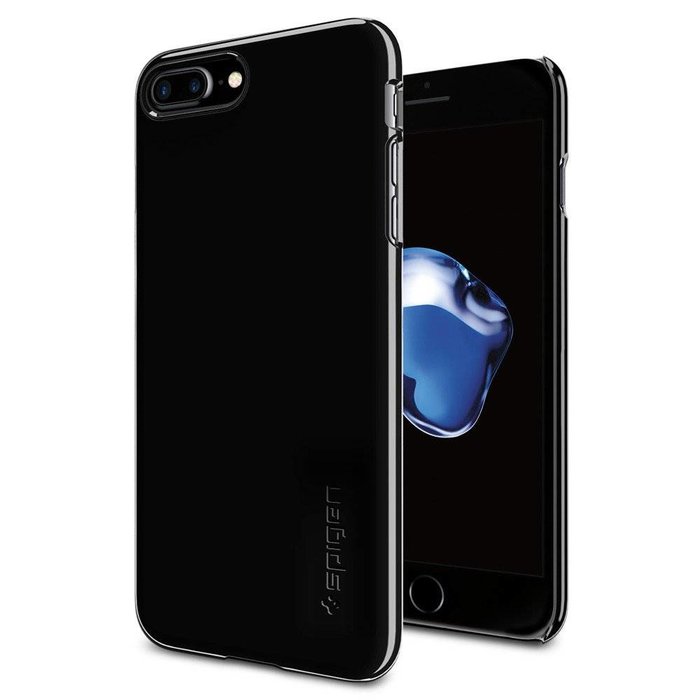 iPhone 7/8 Plus Case Thin Fit - Jet Black