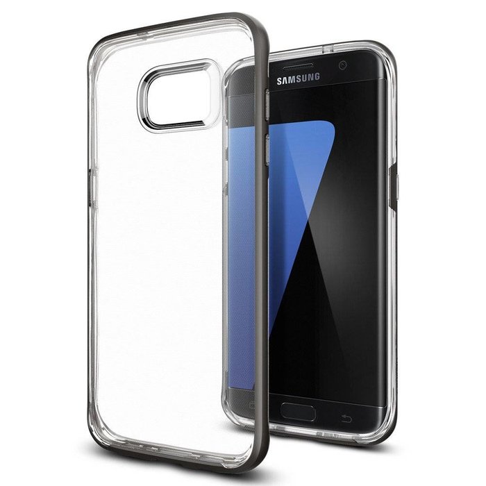 Galaxy S7 Edge Case Neo Hybrid Crystal - Gunmetal