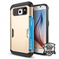 Galaxy S6 Case Slim Armor CS Card Slider - Champagne Gold