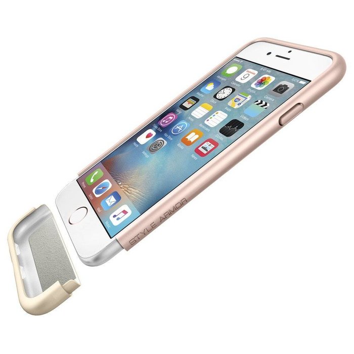 iPhone 6/6S Case Style Armor - Rose Gold