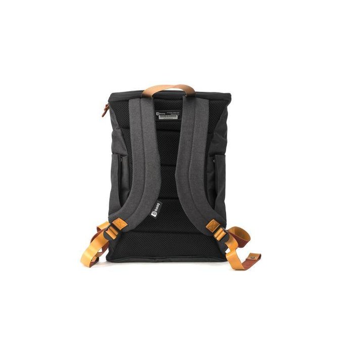 Daypack 13-15 inch Rugzak - Black-tan