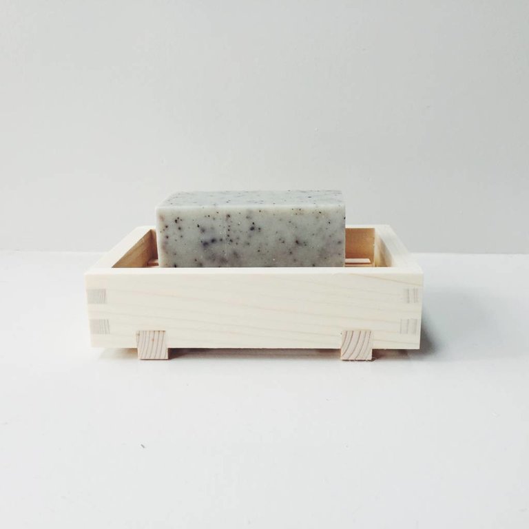 Japanese Hinoki Wood Soap Dish