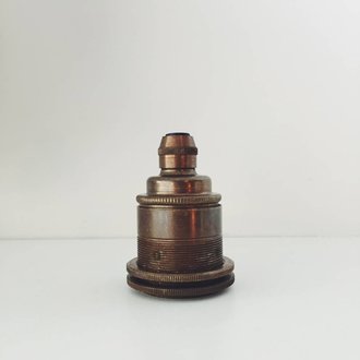 Brass E27 Lampholder