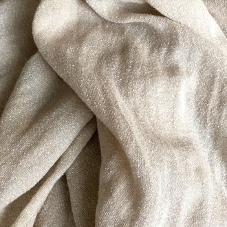 Grainy textured linen curtain fabric