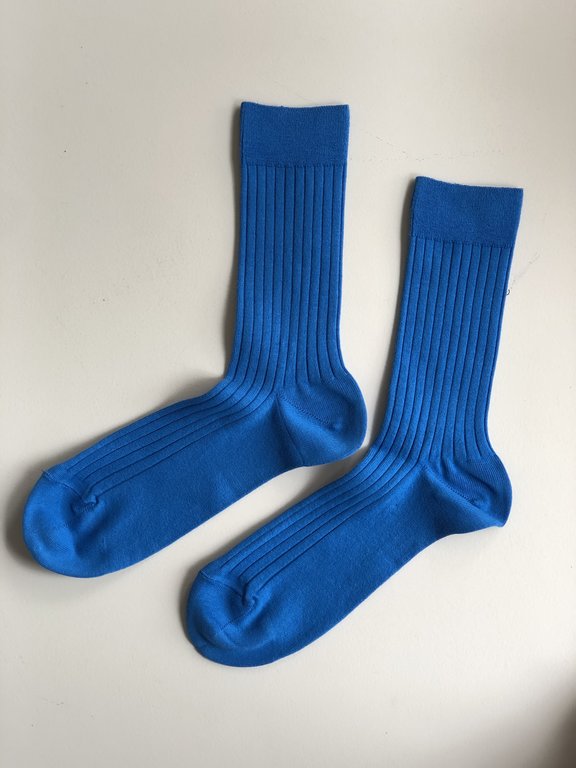 Condor  Condor Wide Ribbed  Socks Electric Blue