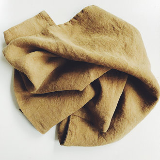 Linge Particulier  Cushion Cover Mustard