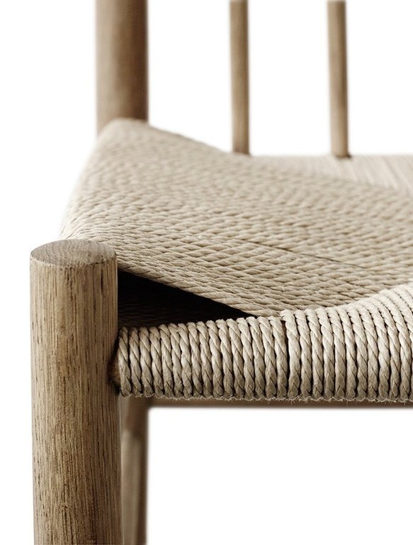 FD Møbler J81 Jørgen Bækmark smoked oak dining armchair